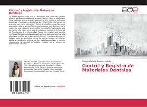 Seller image for Control y Registro de Materiales Dentales for sale by BuchWeltWeit Ludwig Meier e.K.