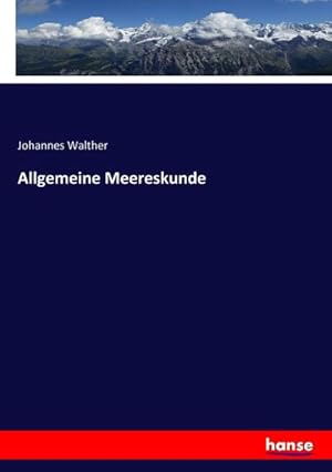 Imagen del vendedor de Allgemeine Meereskunde a la venta por BuchWeltWeit Ludwig Meier e.K.