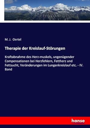 Imagen del vendedor de Therapie der Kreislauf-Strungen a la venta por BuchWeltWeit Ludwig Meier e.K.