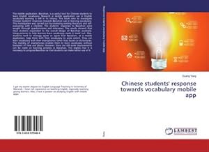 Seller image for Chinese students' response towards vocabulary mobile app for sale by BuchWeltWeit Ludwig Meier e.K.