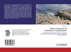Imagen del vendedor de Water Analysis of Hazardous Compounds a la venta por BuchWeltWeit Ludwig Meier e.K.