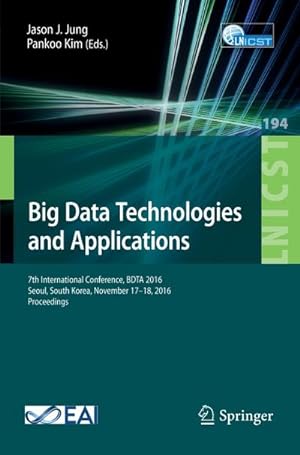 Immagine del venditore per Big Data Technologies and Applications venduto da BuchWeltWeit Ludwig Meier e.K.