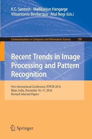 Seller image for Recent Trends in Image Processing and Pattern Recognition for sale by BuchWeltWeit Ludwig Meier e.K.