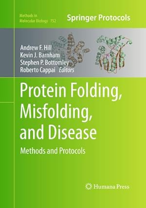 Bild des Verkufers fr Protein Folding, Misfolding, and Disease zum Verkauf von BuchWeltWeit Ludwig Meier e.K.