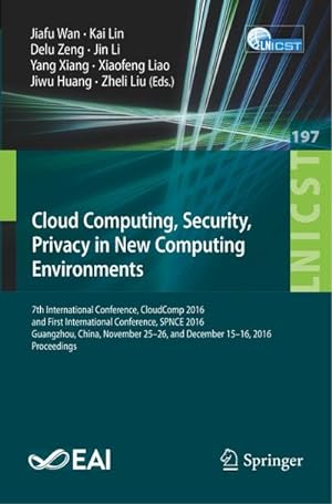 Seller image for Cloud Computing, Security, Privacy in New Computing Environments for sale by BuchWeltWeit Ludwig Meier e.K.