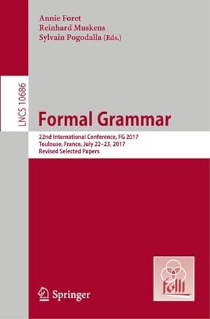 Immagine del venditore per Formal Grammar venduto da BuchWeltWeit Ludwig Meier e.K.