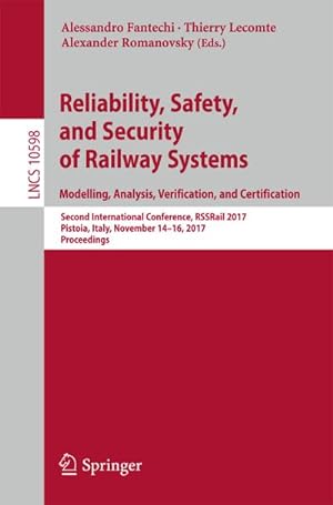 Immagine del venditore per Reliability, Safety, and Security of Railway Systems. Modelling, Analysis, Verification, and Certification venduto da BuchWeltWeit Ludwig Meier e.K.