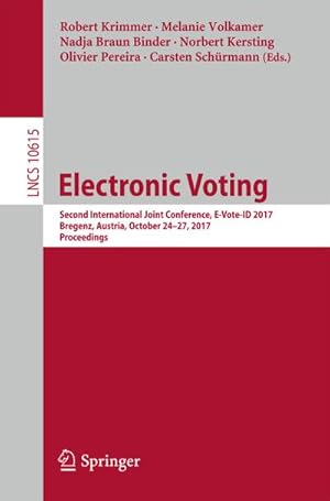 Seller image for Electronic Voting for sale by BuchWeltWeit Ludwig Meier e.K.