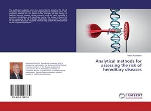 Bild des Verkufers fr Analytical methods for assessing the risk of hereditary diseases zum Verkauf von BuchWeltWeit Ludwig Meier e.K.