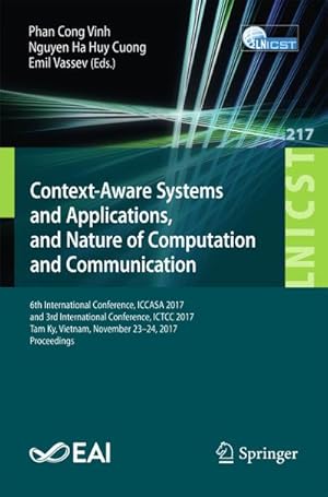 Immagine del venditore per Context-Aware Systems and Applications, and Nature of Computation and Communication venduto da BuchWeltWeit Ludwig Meier e.K.