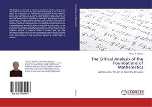 Imagen del vendedor de The Critical Analysis of the Foundations of Mathematics a la venta por BuchWeltWeit Ludwig Meier e.K.