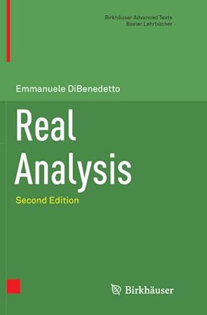 Imagen del vendedor de Real Analysis a la venta por BuchWeltWeit Ludwig Meier e.K.