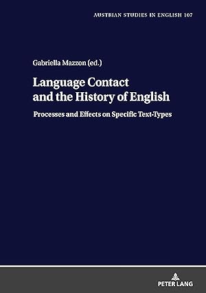 Bild des Verkufers fr Language contact and the history of English lexicon : processes and effects on specific text-types. edited by / ASE-H Austrian Studies in English ; ; vol. 107 zum Verkauf von Fundus-Online GbR Borkert Schwarz Zerfa