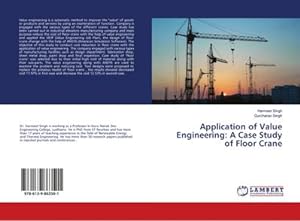 Seller image for Application of Value Engineering: A Case Study of Floor Crane for sale by BuchWeltWeit Ludwig Meier e.K.