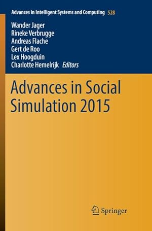 Imagen del vendedor de Advances in Social Simulation 2015 a la venta por BuchWeltWeit Ludwig Meier e.K.