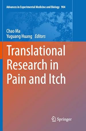 Imagen del vendedor de Translational Research in Pain and Itch a la venta por BuchWeltWeit Ludwig Meier e.K.