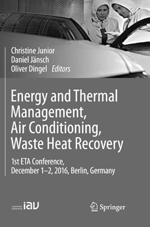 Immagine del venditore per Energy and Thermal Management, Air Conditioning, Waste Heat Recovery venduto da BuchWeltWeit Ludwig Meier e.K.