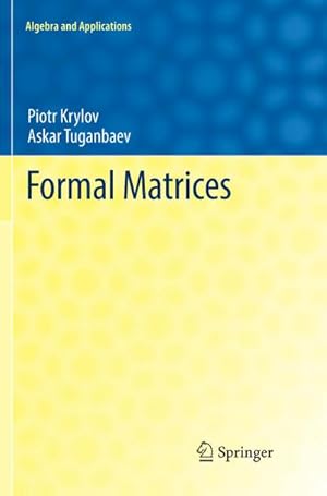 Seller image for Formal Matrices for sale by BuchWeltWeit Ludwig Meier e.K.