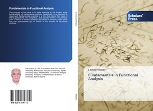 Immagine del venditore per Fundamentals in Functional Analysis venduto da BuchWeltWeit Ludwig Meier e.K.