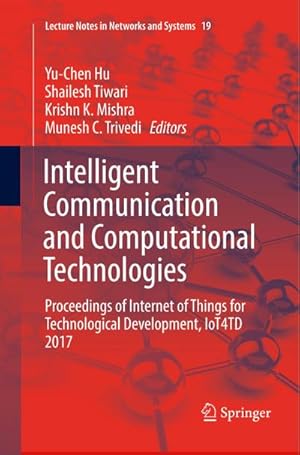 Image du vendeur pour Intelligent Communication and Computational Technologies mis en vente par BuchWeltWeit Ludwig Meier e.K.