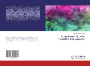 Imagen del vendedor de Fuzzy Based Quality Function Deployment a la venta por BuchWeltWeit Ludwig Meier e.K.