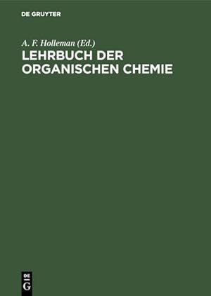 Seller image for Lehrbuch der organischen Chemie for sale by BuchWeltWeit Ludwig Meier e.K.