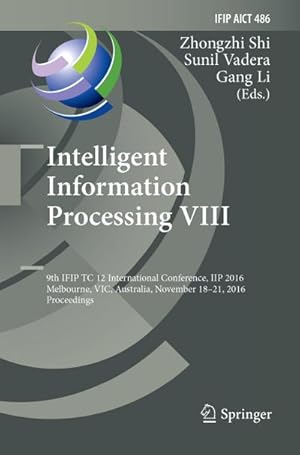 Seller image for Intelligent Information Processing VIII for sale by BuchWeltWeit Ludwig Meier e.K.