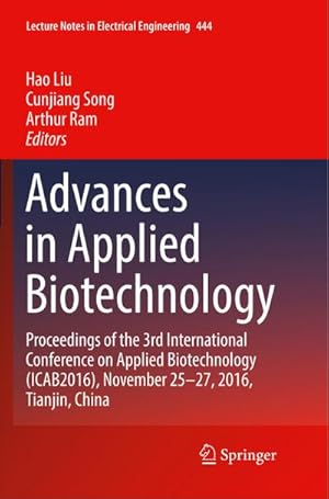 Imagen del vendedor de Advances in Applied Biotechnology a la venta por BuchWeltWeit Ludwig Meier e.K.