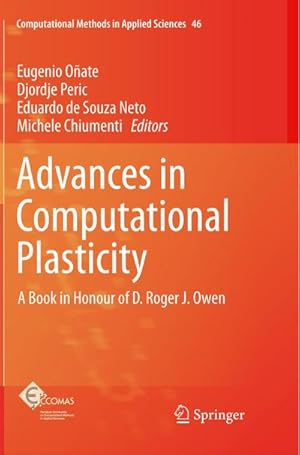 Imagen del vendedor de Advances in Computational Plasticity a la venta por BuchWeltWeit Ludwig Meier e.K.