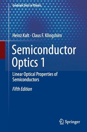 Seller image for Semiconductor Optics 1 for sale by BuchWeltWeit Ludwig Meier e.K.