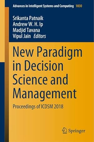 Immagine del venditore per New Paradigm in Decision Science and Management venduto da BuchWeltWeit Ludwig Meier e.K.