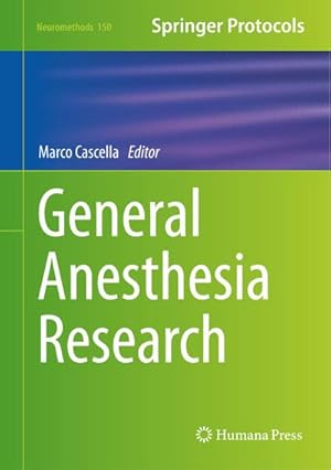 Immagine del venditore per General Anesthesia Research venduto da BuchWeltWeit Ludwig Meier e.K.