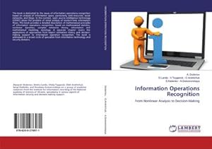 Image du vendeur pour Information Operations Recognition mis en vente par BuchWeltWeit Ludwig Meier e.K.