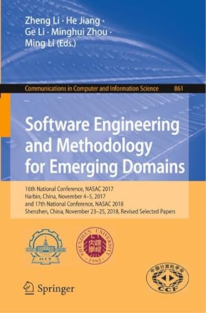 Seller image for Software Engineering and Methodology for Emerging Domains for sale by BuchWeltWeit Ludwig Meier e.K.