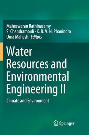 Seller image for Water Resources and Environmental Engineering II for sale by BuchWeltWeit Ludwig Meier e.K.