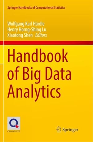 Bild des Verkufers fr Handbook of Big Data Analytics zum Verkauf von BuchWeltWeit Ludwig Meier e.K.