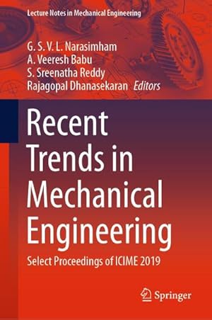 Bild des Verk�ufers f�r Recent Trends in Mechanical Engineering zum Verkauf von BuchWeltWeit Ludwig Meier e.K.