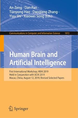 Bild des Verkufers fr Human Brain and Artificial Intelligence zum Verkauf von BuchWeltWeit Ludwig Meier e.K.