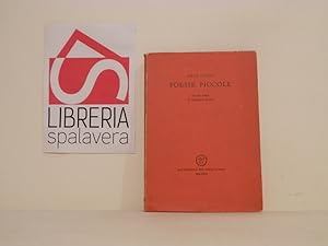 Bild des Verkufers fr Poesie piccole zum Verkauf von Libreria Spalavera