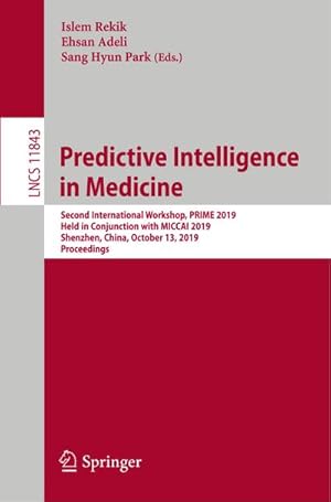 Immagine del venditore per Predictive Intelligence in Medicine venduto da BuchWeltWeit Ludwig Meier e.K.