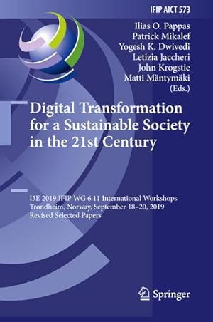 Seller image for Digital Transformation for a Sustainable Society in the 21st Century for sale by BuchWeltWeit Ludwig Meier e.K.