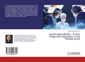 Seller image for Acute Appendicitis - A new diagnostic algorithm using RIPASA score for sale by BuchWeltWeit Ludwig Meier e.K.