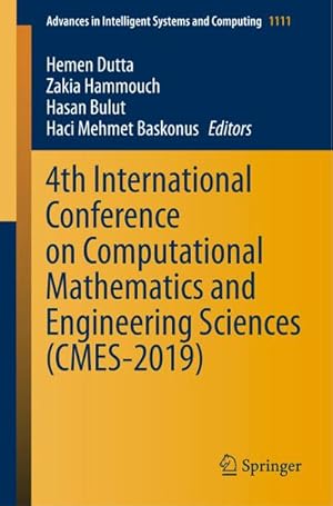 Seller image for 4th International Conference on Computational Mathematics and Engineering Sciences (CMES-2019) for sale by BuchWeltWeit Ludwig Meier e.K.