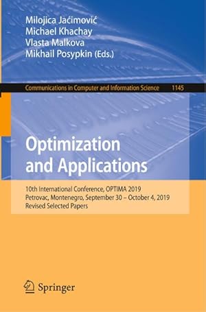 Seller image for Optimization and Applications for sale by BuchWeltWeit Ludwig Meier e.K.