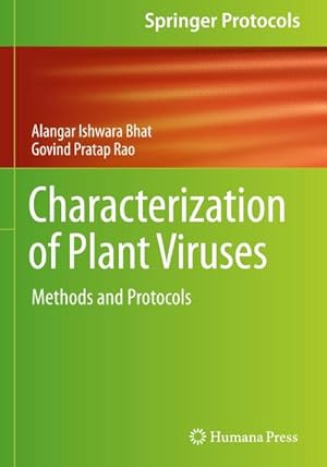 Imagen del vendedor de Characterization of Plant Viruses a la venta por BuchWeltWeit Ludwig Meier e.K.