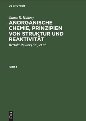 Imagen del vendedor de Anorganische Chemie, Prinzipien von Struktur und Reaktivitt a la venta por BuchWeltWeit Ludwig Meier e.K.