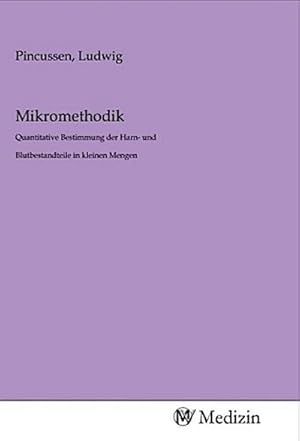 Seller image for Mikromethodik for sale by BuchWeltWeit Ludwig Meier e.K.