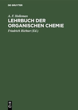 Seller image for Lehrbuch der Organischen Chemie for sale by BuchWeltWeit Ludwig Meier e.K.