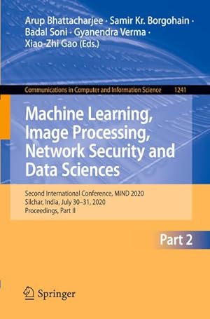 Seller image for Machine Learning, Image Processing, Network Security and Data Sciences for sale by BuchWeltWeit Ludwig Meier e.K.
