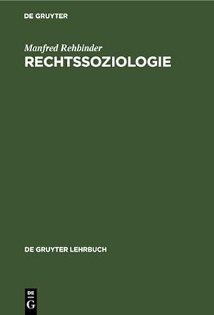 Seller image for Rechtssoziologie for sale by BuchWeltWeit Ludwig Meier e.K.